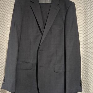 Men's Dark Gray Suit